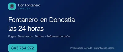 Don Fontanero Donosti – fontanero en Donostia / San Sebastián