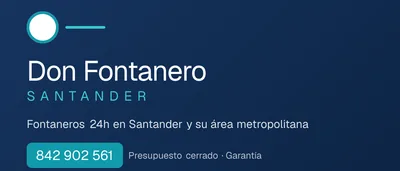 Don Fontanero Santander – fontanero en Santander